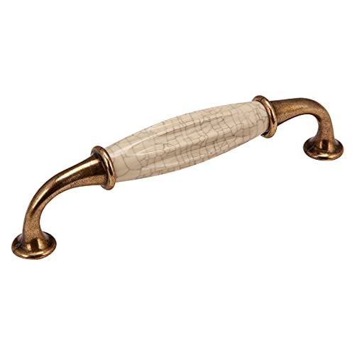 SOTECH Porzellangriff META Möbelgriff Porzellan krakeliert Messingoptik Antik BA 128 mm SOTECH Porzellangriff META Möbelgriff Porzellan krakeliert Messingoptik Antik BA 128 mm von SOTECH