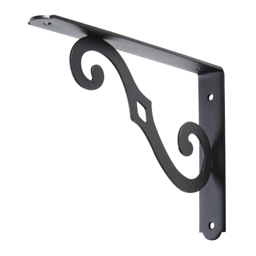SOTECH Regalkonsole RK17 200 x 140 mm schwarz Regalwinkel Regalträger Regalstütze Bodenträger von SOTECH