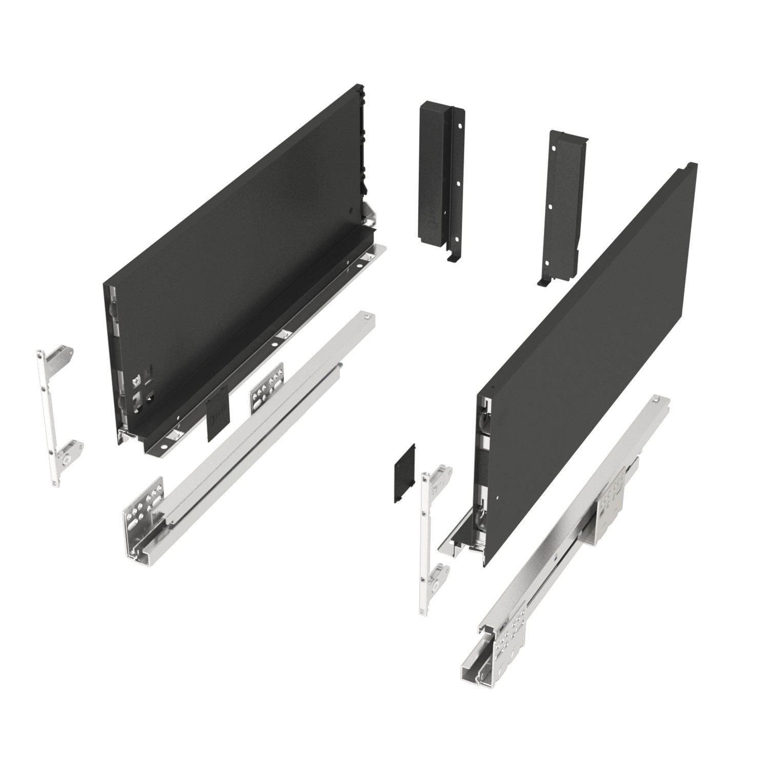 SOTECH Schubkastensystem Junker Slim H 167 mm L 550 mm 40kg Soft Close Anthrazit SOTECH Schubkastensystem Junker Slim H 167 mm L 550 mm 40kg Soft Close Anthrazit von SOTECH