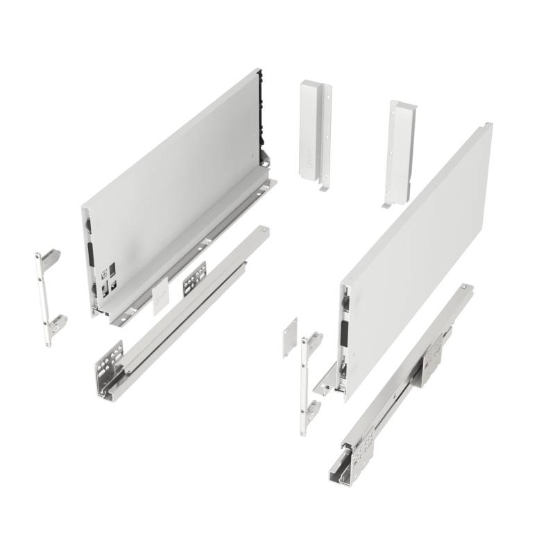 SOTECH Schubkastensystem Junker Slim H 167 mm L 550 mm 40kg Soft Close Weiß von SOTECH