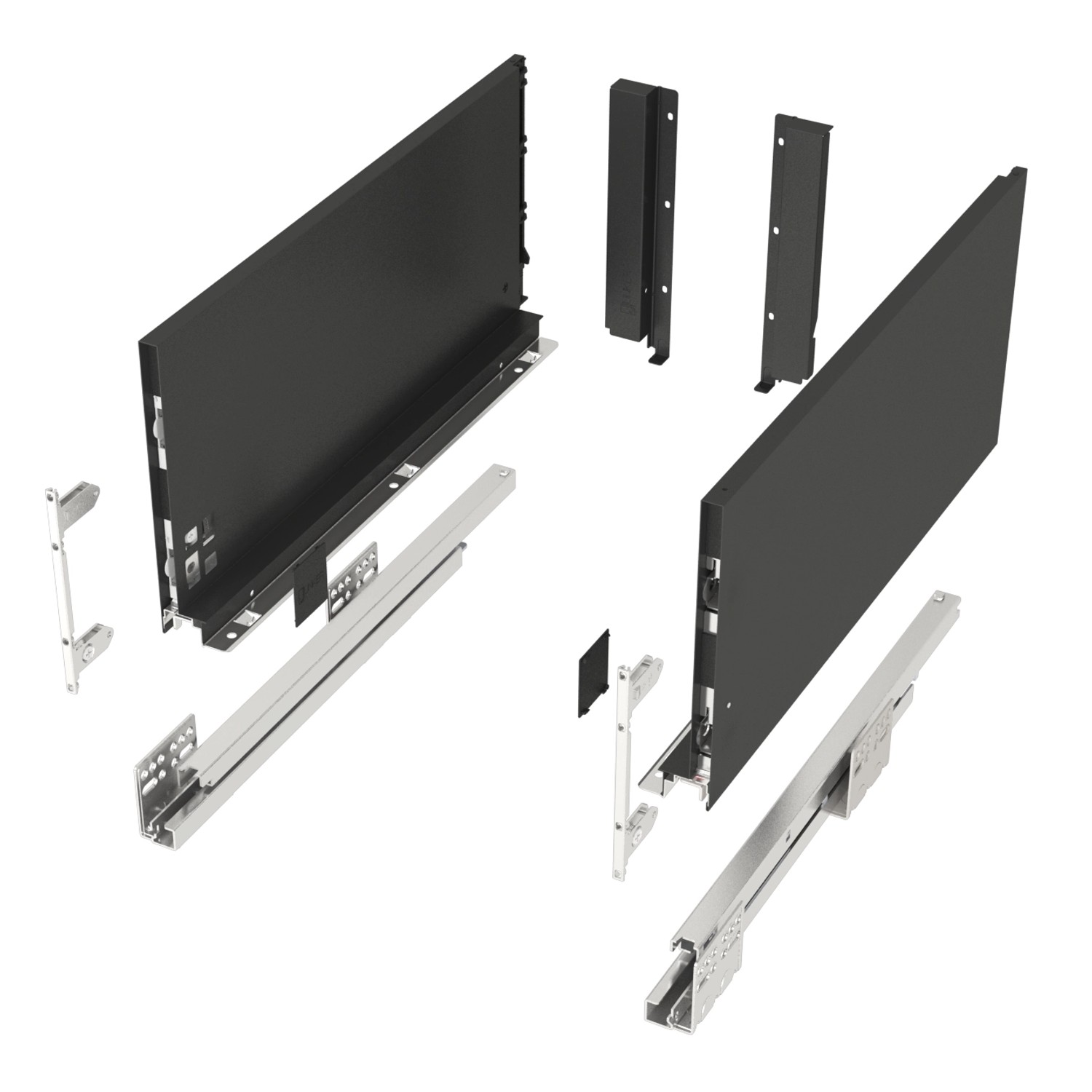 SOTECH Schubkastensystem Junker Slim H 199 mm L 450 mm 40kg Soft Close Anthrazit SOTECH Schubkastensystem Junker Slim H 199 mm L 450 mm 40kg Soft Close Anthrazit von SOTECH
