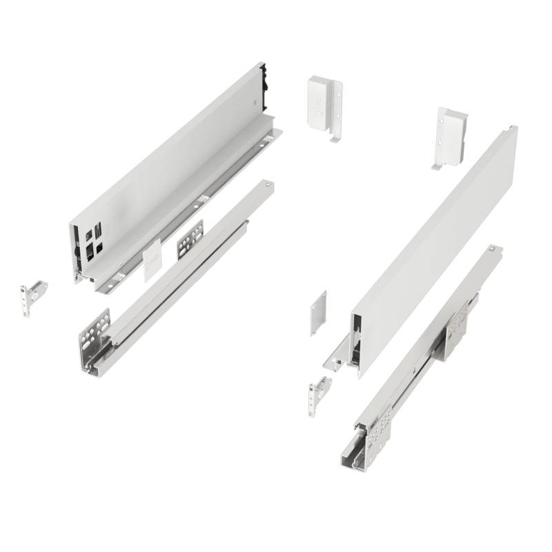 SOTECH Schubkastensystem Junker Slim H 84 mm L 400 mm 40kg Soft Close Weiß von SOTECH