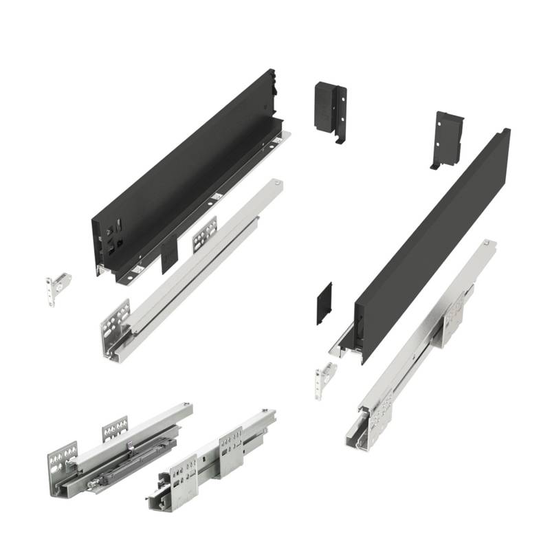 SOTECH Schubladensystem JUNKER SLIM Push To Open Anthrazit H 84 mm L 300 mm Bis 35 Kg Belastbar SOTECH Schubladensystem JUNKER SLIM Push To Open Anthrazit H 84 mm L 300 mm Bis 35 Kg Belastbar von SOTECH