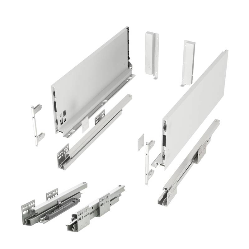 SOTECH Schubladensystem JUNKER SLIM Push To Open Weiß H 167 mm L 400 mm Bis 35 Kg Belastbar von SOTECH