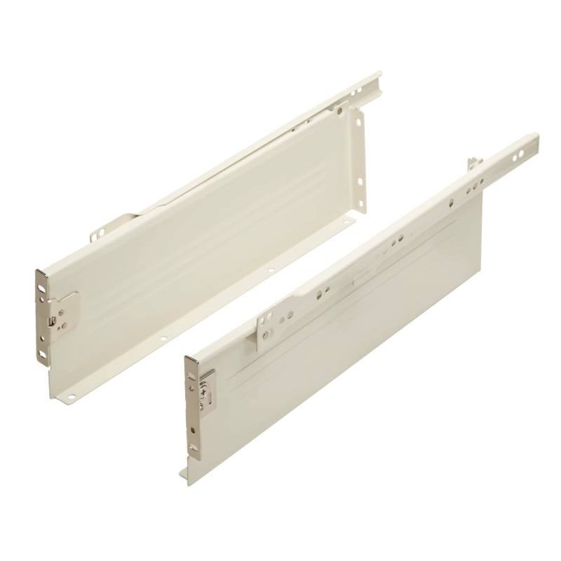 SOTECH Schubladensystem Metallbox Zargenhöhe 118 mm NL 350 mm Cremeweiß von SOTECH