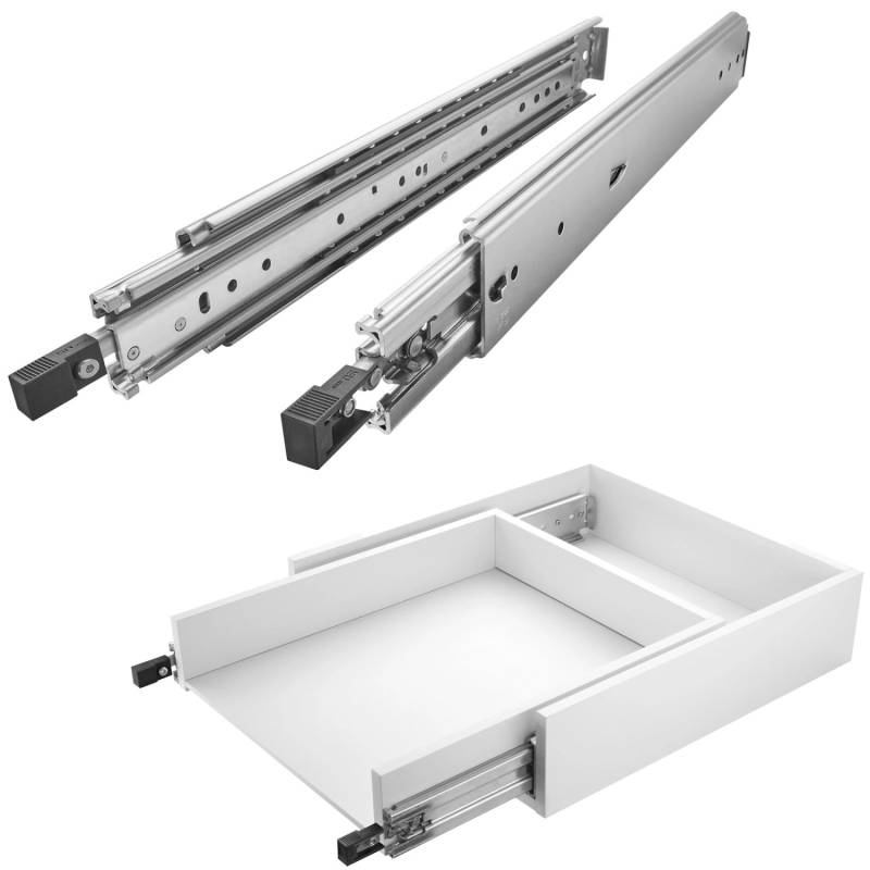 SOTECH Schwerlastauszug VarioSlide KV2-200-H76-700 EH 700 mm Lock In Out Einrastfunktion mit Schwarzem Hebel Schubladenschiene Belastbar bis 200 Kg SOTECH Schwerlastauszug VarioSlide KV2-200-H76-700 EH 700 mm Lock In Out Einrastfunktion mit Schwarzem Hebel Schubladenschiene Belastbar bis 200 Kg von SOTECH