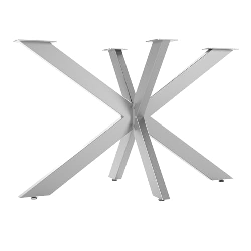 SOTECH Tischgestell SPIDER/Schwerlast Tisch-Beine aus echtem Edelstahl gebürstet/Tisch-Füße 710 x 1200 x 680 mm/Einfache Montage/Tisch-Kufen für DIY-Projekte Esstische von SOTECH