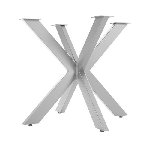 SOTECH Tischgestell SPIDER/Schwerlast Tisch-Beine aus echtem Edelstahl gebürstet/Tisch-Füße 710 x 850 x 850 mm/Einfache Montage/Tisch-Kufen für DIY-Projekte Esstische von SOTECH