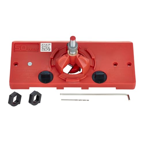 SOTECH Topfband-Bohrschablone mit Forstnerbohrer Ø 35 mm für SO-T45 Topfbänder mit einem Bohrlochabstand von 45 mm SOTECH Topfband-Bohrschablone mit Forstnerbohrer Ø 35 mm für SO-T45 Topfbänder mit einem Bohrlochabstand von 45 mm von SOTECH