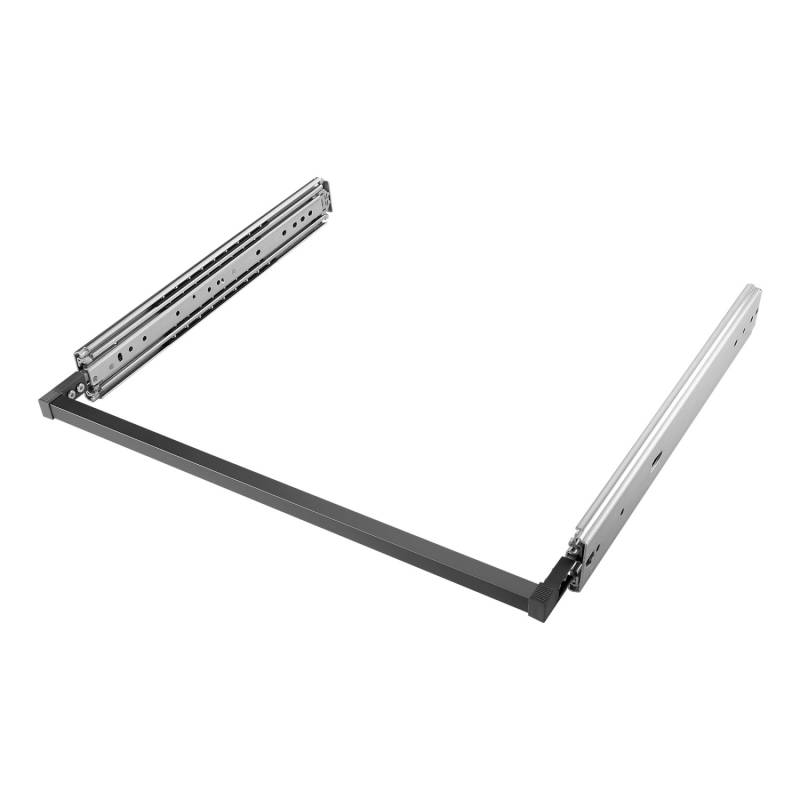 SOTECH VarioSlide Schubladenschienen KV2-200-H76-700 EH 700 mm bis 200 kg Einhandverriegelung Schwarz für Schubladen mit Front bis 1200 mm Breite von SOTECH