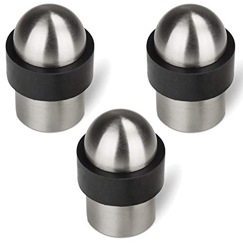3 x STOPPLA® Türstopper massiv Edelstahl gebürstet Ø 35 mm Höhe 51 mm für Bodenbefestigung Türenstopper 3 x STOPPLA® Türstopper massiv Edelstahl gebürstet Ø 35 mm Höhe 51 mm für Bodenbefestigung Türenstopper von SOTECH