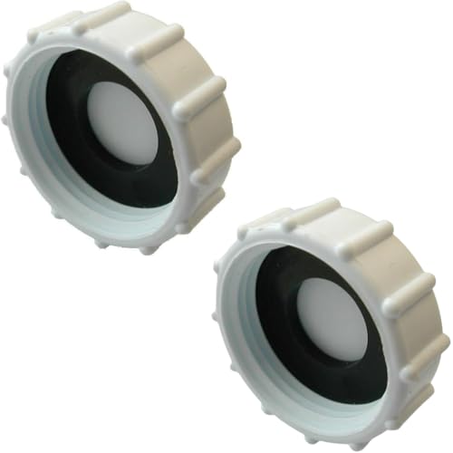 SOTL® 2 x 32 mm Blindkappen, Waschmaschine, Geschirrspüler, Armaturen, Werkzeug, Sanitär-Geräte-Falle von SOTL