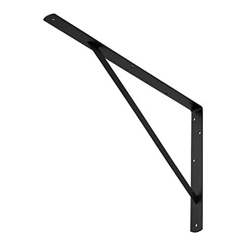 1 Stück SOTOOLS Schwerlastkonsole schwarz 600 x 375 x 40 mm Regalkonsole Regalträger aus Stahl von SOTOOLS