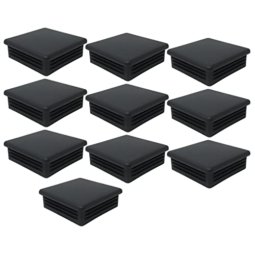 10 x SOTOOLS Lamellenstopfen Rohrstopfen für Vierkantrohr 100 mm Abdeckkappe, Endkappe aus Kunststoff x 100 mm Abdeckkappe, Endkappe aus Kunststoff von SOTOOLS