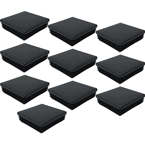 10 x SOTOOLS Lamellenstopfen Rohrstopfen für Vierkantrohr 90 mm Abdeckkappe, Endkappe aus Kunststoff x 90 mm Abdeckkappe, Endkappe aus Kunststoff von SOTOOLS