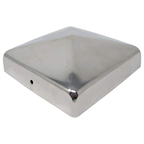 2 x Pfostenkappe Pyramide Edelstahl poliert für 90er Pfosten Pyramidenform Abdeckkappe Pfostenabdeckung von SO-TOOLs® von SOTOOLS