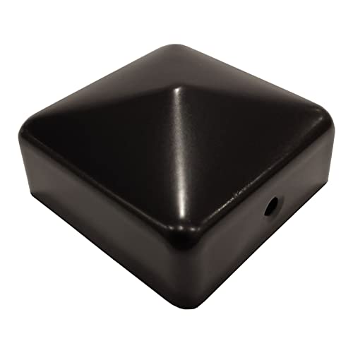 2 x Pfostenkappe Pyramide schwarz für 50er Pfosten Pyramidenform Abdeckkappe Pfostenabdeckung von SO-TOOLs® von SOTOOLS