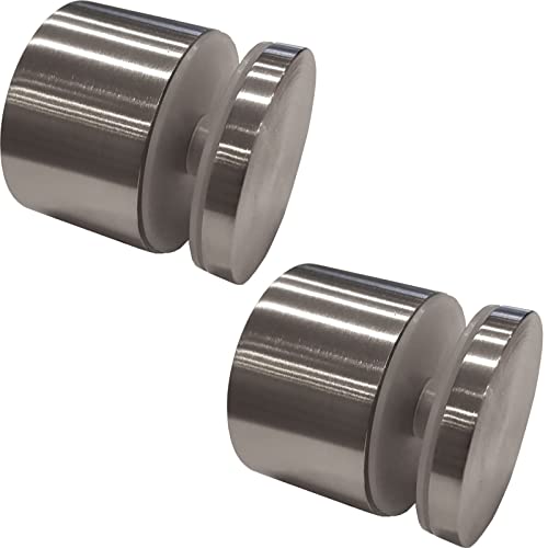 2 x SOTOOLS Glashalter, Glaspunkthalter Punkthalter Glashalter Ø48 mm Glasvordach Glas Treppen V2A Edelstahl von SOTOOLS