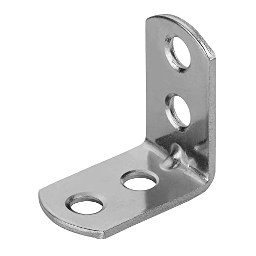 20 x SOTOOLS Verbindungswinkel 25 x 25 x 15 mm Winkel abgerundet Verbinder aus verzinktem Stahl von SOTOOLS