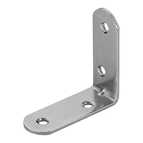 20 x SOTOOLS Verbindungswinkel 50 x 50 x 19 mm Winkel abgerundet Verbinder aus verzinktem Stahl von SOTOOLS
