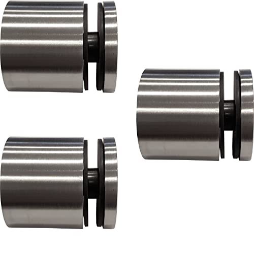 3 x SOTOOLS Glashalter, Glaspunkthalter Punkthalter Glashalter Ø50 mm Glasvordach Glas Treppen V2A Edelstahl von SOTOOLS