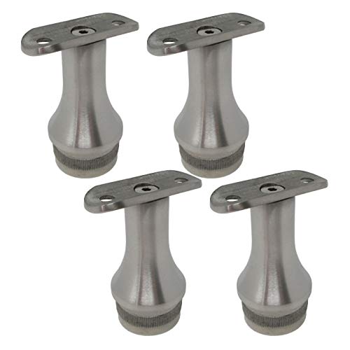 4 x Handlaufstütze Premium Edelstahl konisch für Rundpfosten 42,4 mm von SO-TOOLs® von SOTOOLS