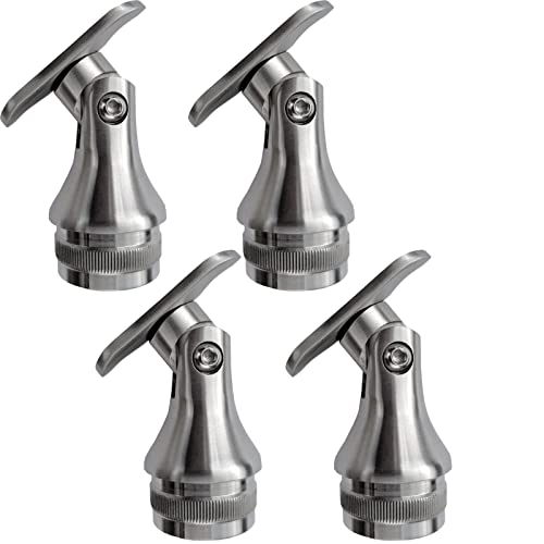4 x Handlaufstütze Premium Edelstahl mit Gelenk f. Rundpfosten 33,7 mm Steckfitting Handlaufverbinder von SO-TOOLS® von SOTOOLS