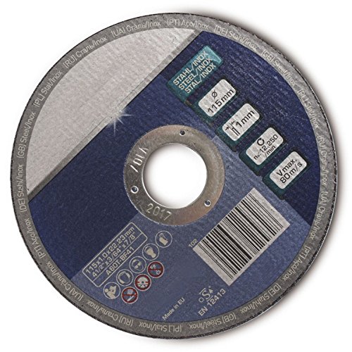 5 Stück SO-TOOLS® Trennscheiben für Metall Ø 115 mm Metalltrennscheibe Flexscheibe für Winkelschleifer von SOTOOLS