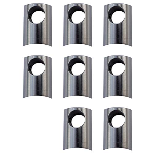 8 x Premium Querstabhalter Edelstahl Ø 22 mm für 10 mm Rundstäbe Stabhalter Relinghalter Traversenhalter von SO-TOOLS® von SOTOOLS