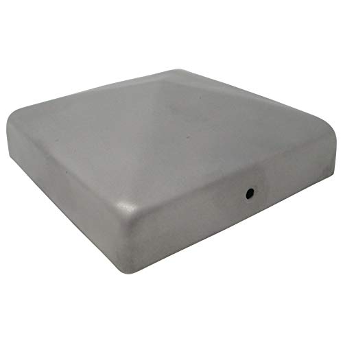 Pfostenkappe Pyramide Edelstahl sandgestrahlt für 100er Pfosten Pyramidenform Abdeckkappe Pfostenabdeckung von SO-TOOLs® von SOTOOLS