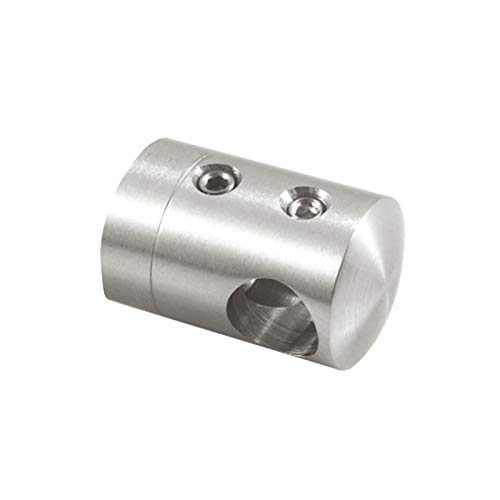 Querstabhalter Traversenhalter rechtes Endstück Edelstahl Ø 22 mm für 12 mm Ausführung Flach von SOTOOLS