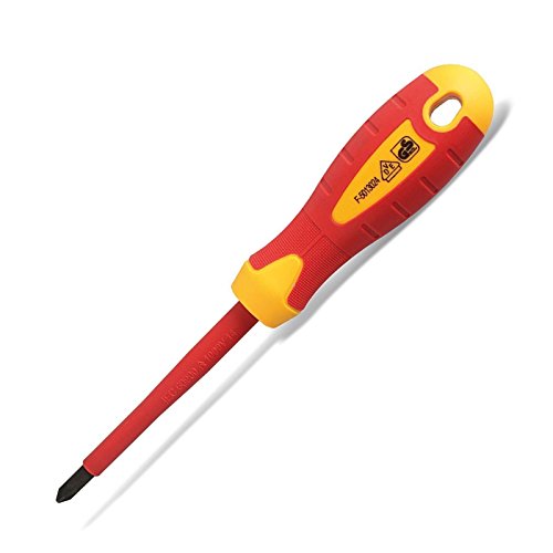 SO-TOOLS® Isolierter Schraubendreher VDE 1000V Kreuz PZ1 x 80 mm Kreuzschraubendreher von SOTOOLS