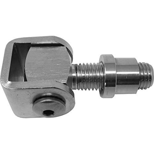 SO-TOOLS® Torangel 83 mm verstellbar – Edelstahl Torband mit Einschweißmutter M16 V2A AISI 304 | Rostfreies Konstruktionsband für Tore und Türen von SOTOOLS