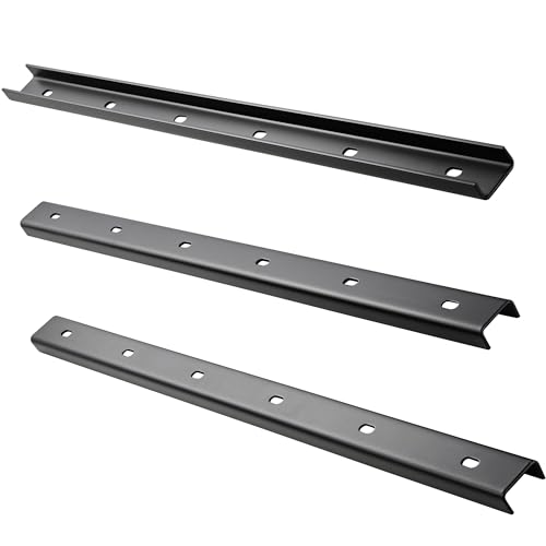 SO-Tools Gratleiste U-FORM 3er Set schwarz 600 mm Verstärkungsprofil Verstärkungsstrebe Unterbaustrebe Tischverstärkung für Tischplatten von SOTOOLS