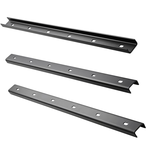 SO-Tools Gratleiste U-FORM 3er Set schwarz 900 mm Verstärkungsprofil Verstärkungsstrebe Unterbaustrebe Tischverstärkung für Tischplatten von SOTOOLS