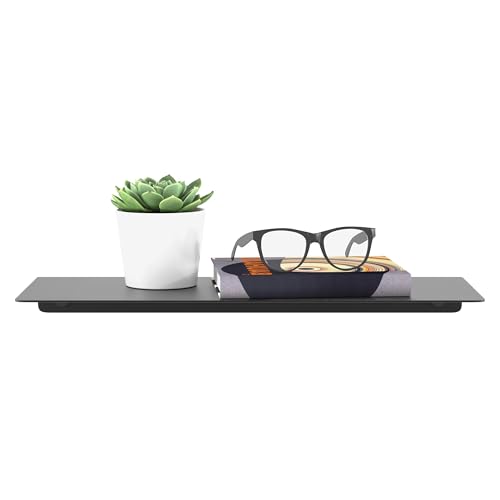 SOTOOLS 2er Set Wandregal PETIVAL 350 x 130 x 30 mm Schwarz – Ultra-Flache Wandboards im 2er-Set, pulverbeschichtetes Metall, korrosionsgeschützt, unsichtbare minimalistisches Design SOTOOLS 2er Set Wandregal PETIVAL 350 x 130 x 30 mm Schwarz – Ultra-Flache Wandboards im 2er-Set, pulverbeschichtetes Metall, korrosionsgeschützt, unsichtbare minimalistisches Design von SOTOOLS