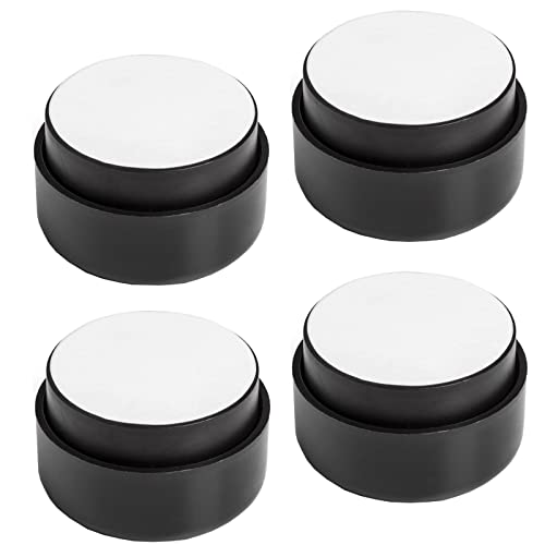 SOTOOLS KÖNIG 4er Set Möbelfuß LÜBECK Ø53,5 mm x 23,5 mm Sofafuß Sockelfuß höhenverstellbar selbstklebend, schwarz von SOTOOLS