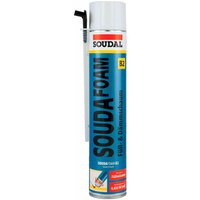 106178 1K-Montageschaum soudafoam 750 ml B2 champagner mit Einweghandschu - Soudal von SOUDAL