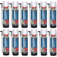 Soudal - 12x Soudafoam 2K B2 400ml Adapterschaum Zargenschaum Türenschaum PU-Schaum von SOUDAL