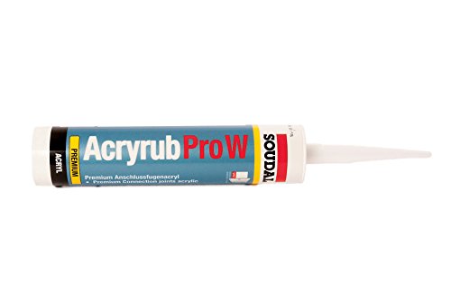 15er Pack - Soudal Acryrub Pro W Acryldichtstoff Kartusche 310ml weiÃŸ von Soudal