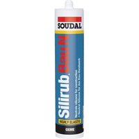 Bausilikon Silirub n schwarz 310 ml - Soudal von SOUDAL