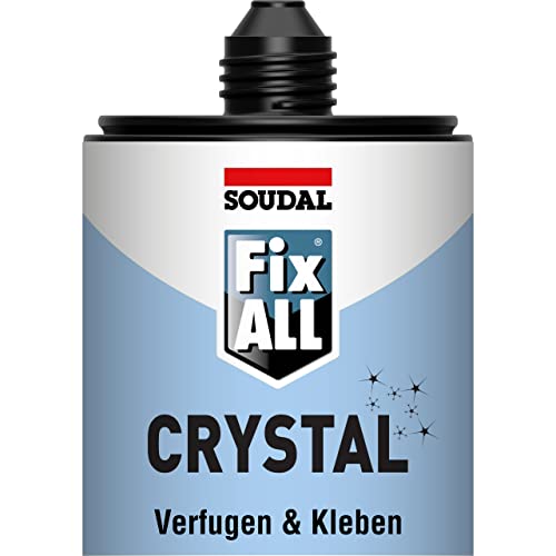 Soudal Fix All Crystal, Universalkleber, 290ml, transparent, mit Clipdüse von Soudal