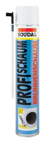 3 x Soudal Soudafoam B3, 750ml, einkomponentiger Polyurethanschaum, Brunnenschaum mit Adapter, Spar-Set (3) von Soudal