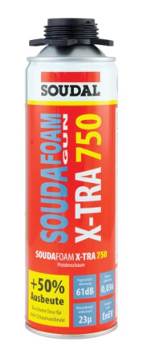 SOUDAFOAM GUN X-TRA750 B2 500ml (Pistolenaufsatz) Spar- Set (3) von Soudal