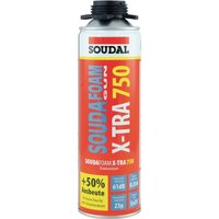 SOUDAL 1K-Pistolenschaum SOUDAFOAM X-TRA 750 500 ml B2 grau o.Einw.-Handsch.Dose von SOUDAL