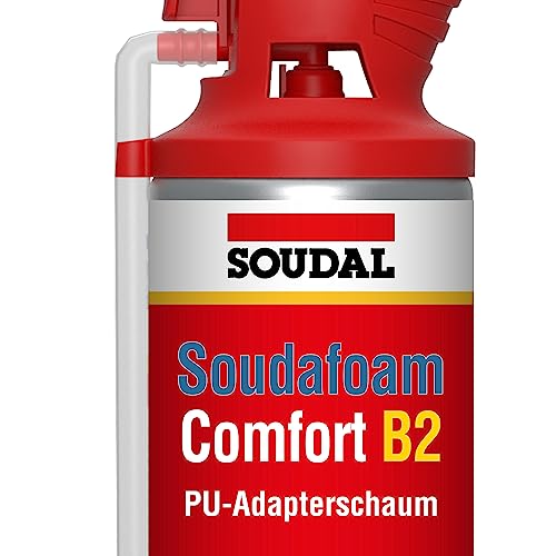 Soudal Soudafoam Comfort B2, 750 ml - Einkomponentiger, gebrauchsfertiger Montageschaum mit innovativer Genius-Gun-Technologie. von Soudal