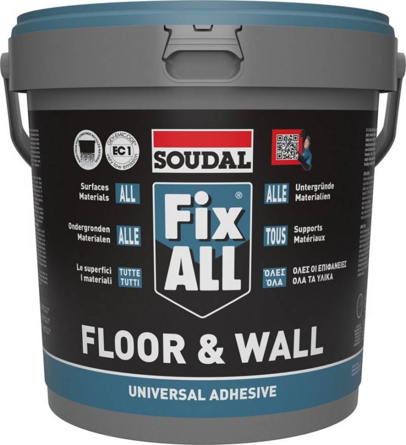 SOUDAL Fliesenaufkleber Soudal Flächenklebstoff Fix All Floor & Wall 4 kg SOUDAL Fliesenaufkleber Soudal Flächenklebstoff Fix All Floor & Wall 4 kg von SOUDAL
