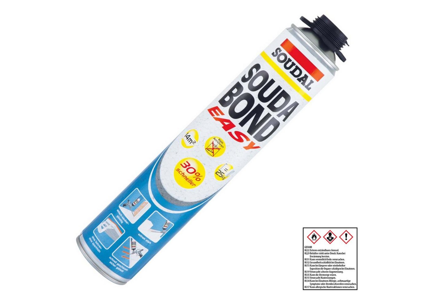 SOUDAL Klebstoff Soudal SoudaBond easy 800 ml orange von SOUDAL