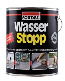 SOUDAL WASSER- STOPP | Schnell Reparatur | Farbe: GRAU (4 Kilogramm) von Soudal