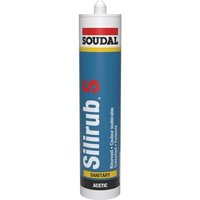 Sanitärsilikon Silirub 300ml manhattan 102031 - Soudal von SOUDAL